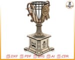 Trofeo para papá para corte por láser, plantilla SVG para el Día del Padre, regalo para el mejor papá, archivos CNC para láser. - Imagen 5