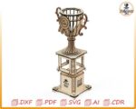Trofeo para papá para corte por láser, plantilla SVG para el Día del Padre, regalo para el mejor papá, archivos CNC para láser. - Imagen 8