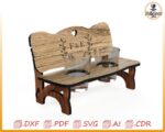 Soporte para vasos de chupito SVG | Archivos cortados con láser para mini soporte para vasos de chupito | Descarga digital para corte con láser - Imagen 3