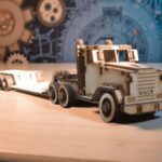 Archivo digital Mack Truck Camión para corte láser en MDF 3mm – descarga inmediata