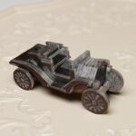 Archivo digital Ford T para corte láser en MDF 3mm, diseño retro DIY