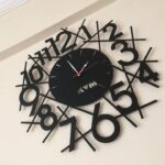 Saat Reloj diseño digital para corte láser en MDF 3mm - descarga instantánea