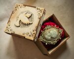 Caja de joyería decorativa en madera para corte láser – archivo digital descargable - Imagen 2