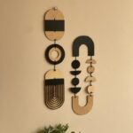 Decoración geométrica monocromática para pared - archivo corte láser (CDR/AI/DXF/SVG)