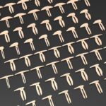 60x Pasadores de panal de abeja para láser, Pasadores Glowforge, Abrazaderas de nido de abeja, Pasadores de sujeción láser - Imagen 4