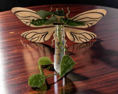 Estación de propagación Dragonfly - Maceta interior para esquejes | Archivo para corte láser