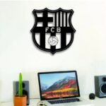 Decoración de pared FC Barcelona - archivo corte láser (SVG, DXF, CDR, AI)