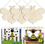 Adorno de puerta en forma de abeja - archivo láser para madera (Primavera DIY) - Imagen 2