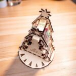 Calendario de Adviento para barras de chocolate, Árbol de Navidad 24 barras de chocolate - Imagen 2