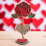 Plantilla de flor 3D multicapa cortada con láser para San Valentín, para el dia de la Madre - Imagen 2