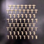 60x Pasadores de panal de abeja para láser, Pasadores Glowforge, Abrazaderas de nido de abeja, Pasadores de sujeción láser - Imagen 3