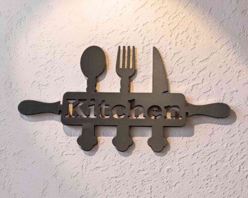 Decoración de pared para cocina - diseño láser (CDR/AI/DXF/SVG)