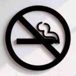 Señal 'Prohibido fumar' para corte láser – archivos SVG/DXF/CDR/AI