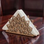 Servilletero cortado a láser SVG – Decoración de mesa de madera (Descarga digital) - Imagen 4