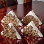 Servilletero cortado a láser SVG – Decoración de mesa de madera (Descarga digital)