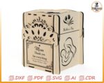 Caja de regalo mecánica explosiva - Archivos SVG, DXF, CDR para corte láser (Día de la Madre) - Imagen 4