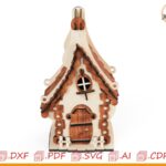 Caja mecánica de madera para hogar - archivo corte láser CNC SVG DXF