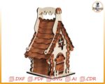 Caja mecánica de madera para hogar - archivo corte láser CNC SVG DXF - Imagen 2
