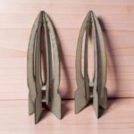 Cohete de madera para corte láser — archivo digital (CDR, AI, DXF, SVG)