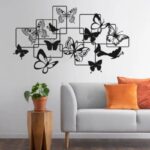 Decoración de pared con mariposas - archivo digital para corte láser (SVG, DXF, AI, CDR)