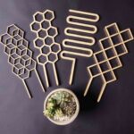 Estacas Trellis Boho para plantas de interior - archivo corte láser