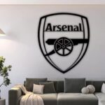 Arte mural Arsenal FC para corte láser - archivo digital SVG/AI/CDR/DXF