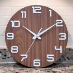 Reloj de pared elegante | archivo para corte láser (SVG, DXF, CDR, AI)