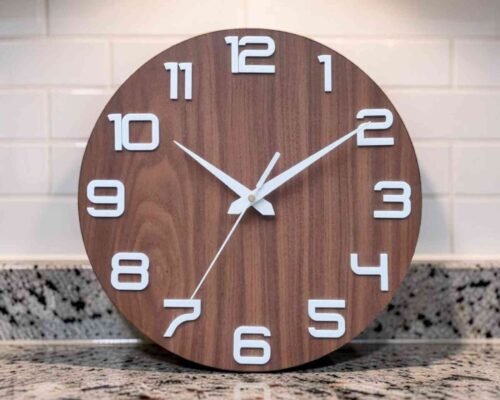 Reloj de pared elegante | archivo para corte láser (SVG, DXF, CDR, AI)