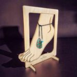 Expositor de tobilleras para corte láser - archivo digital CDR/AI/DXF/SVG