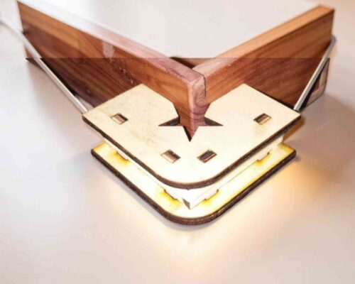 Esquinas cuadradas decorativas — archivo digital para corte láser (CDR/AI/DXF/SVG)