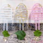 Jardinera enrejada para plantas trepadoras - archivo láser descargable