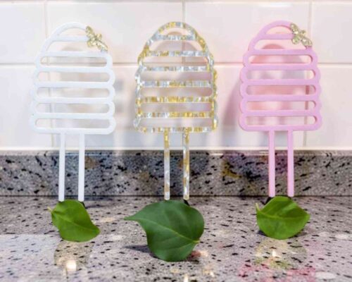 Jardinera enrejada para plantas trepadoras - archivo láser descargable