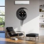 Reloj de pared minimalista - archivo para corte láser (CDR/AI/DXF/SVG)