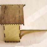 Pajarera para corte láser - archivo digital para MDF (.svg .dxf .ai .cdr)