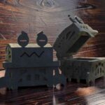 Caja de madera con forma de cangrejo — archivo para corte láser (DIY)