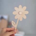 Flor de madera para manualidades - archivo para corte láser (SVG, AI, DXF, CDR)