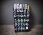 Estante para pintura en aerosol - Organizador de sprays (archivo láser) - Imagen 2