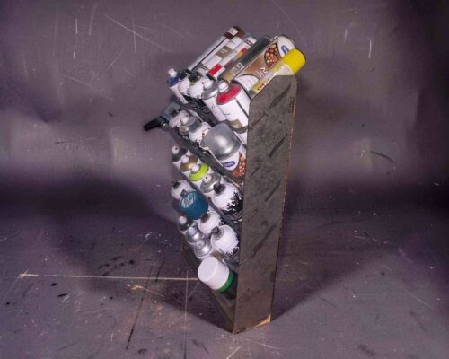 Estante para pintura en aerosol - Organizador de sprays (archivo láser)