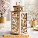 Pack Sakura para corte láser - archivos SVG/DXF para MDF, CNC y decoración de escritorio - Imagen 4