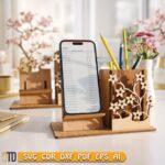 Pack Sakura para corte láser - archivos SVG/DXF para MDF, CNC y decoración de escritorio - Imagen 5