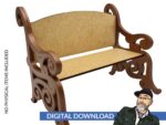 Banco conmemorativo – archivo digital para corte láser Ai SVG PDF DXF (MDF 1/8) - Imagen 2