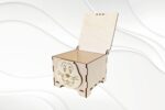 Caja regalo de Pascua con conejo, diseño para corte láser CNC, descarga digital (SVG DXF PDF) - Imagen 3