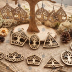 Aretes Árbol de la Vida - Bundle SVG para corte láser, CNC y máquinas de corte (digital)