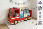 Estantería organizadora de libros infantil Montessori para corte láser | Contrachapado 6 mm | Archivos CNC - Imagen 4