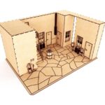Escena para muñecas - archivo de corte láser, rompecabezas 3D, vector CDR SVG DXF