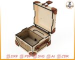 Caja de recuerdos de madera personalizada para fotos y USB - diseño corte láser SVG/CNC - Imagen 6